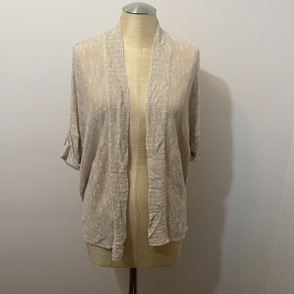 Banana Republic Tan ¾ Sleeve Sweater Women’s Size Large